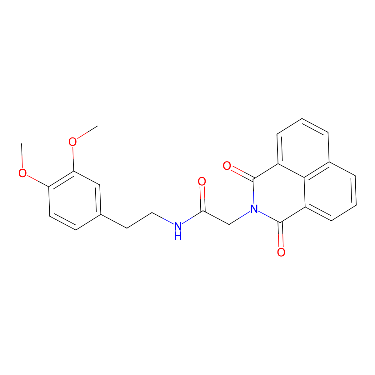 N-[2-(3,4-dimethoxyphenyl)ethyl]-2-{2,4-dioxo-3-azatricyclo[7.3.1.0^{5,13}]trideca-1(12),5,7,9(13),10-pentaen-3-yl}acetamide molecular structure, CAS 326907-61-3