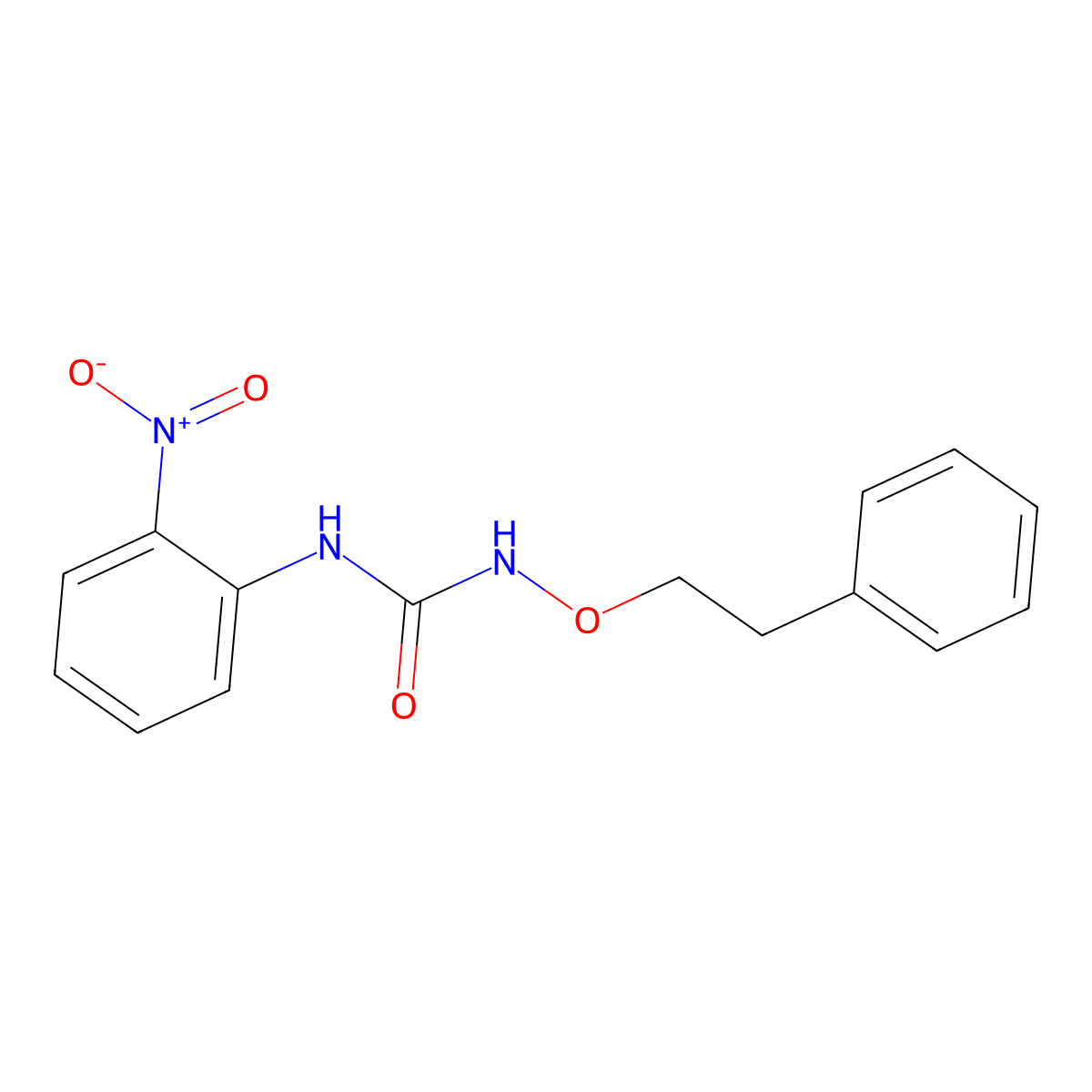1-(2-Nitrophenyl)-3-phenethoxyurea molecular structure, CAS 326908-07-0