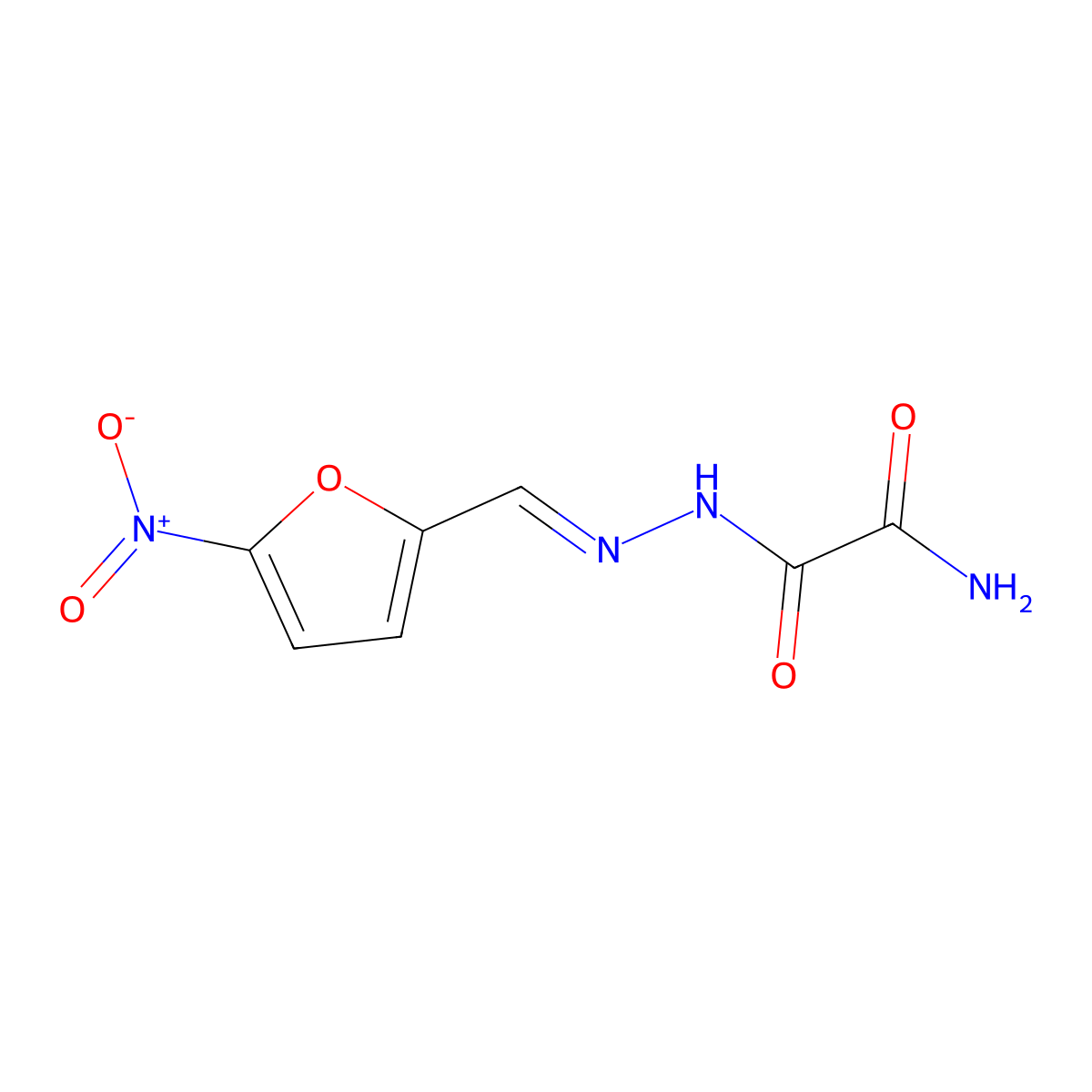 Nifuraldezone molecular structure, CAS 3270-71-1