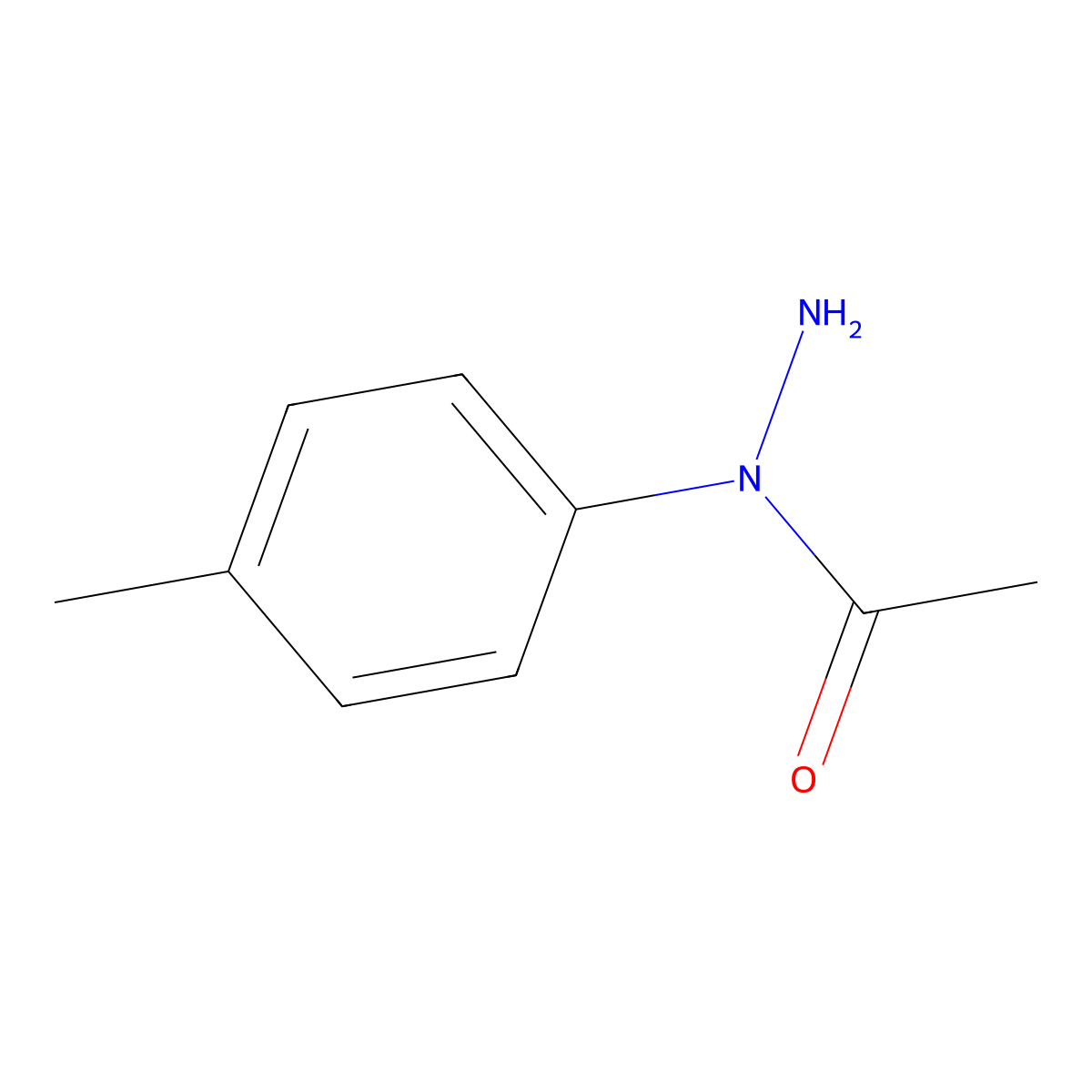 N-(4-methylphenyl)acetohydrazide molecular structure, CAS 32702-88-8