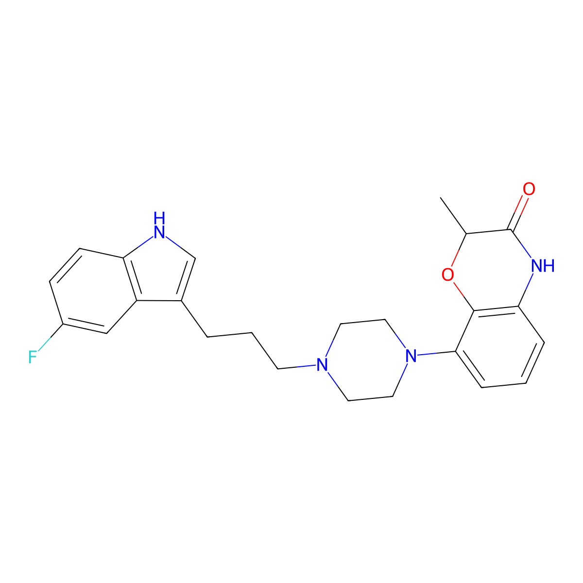 Lensiprazine molecular structure, CAS 327026-93-7