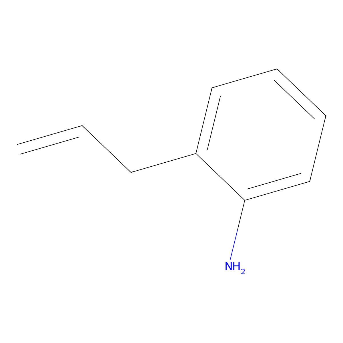Benzenamine, 2-(2-propenyl)- molecular structure, CAS 32704-22-6