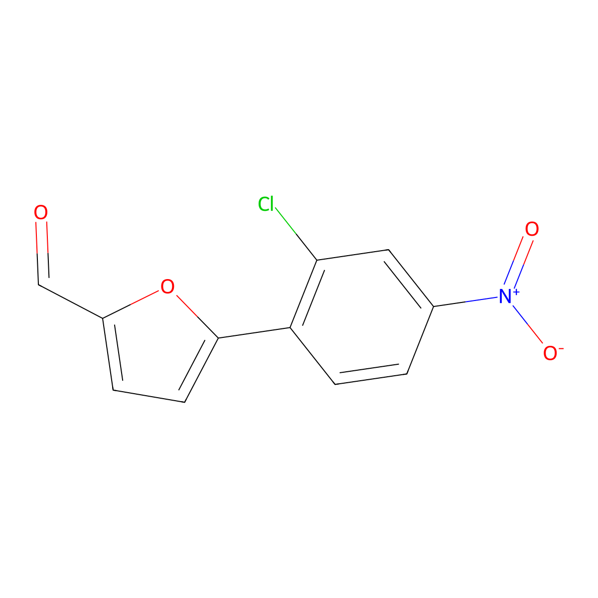 5-(2-Chloro-4-nitrophenyl)furan-2-carbaldehyde molecular structure, CAS 327049-94-5