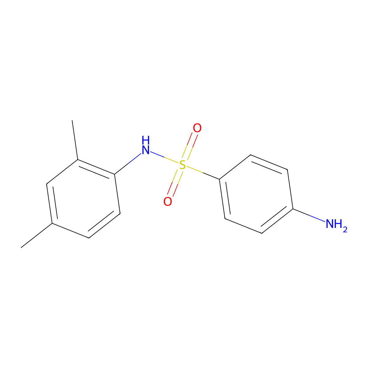 4-amino-N-(2,4-dimethylphenyl)benzenesulfonamide molecular structure, CAS 327069-28-3