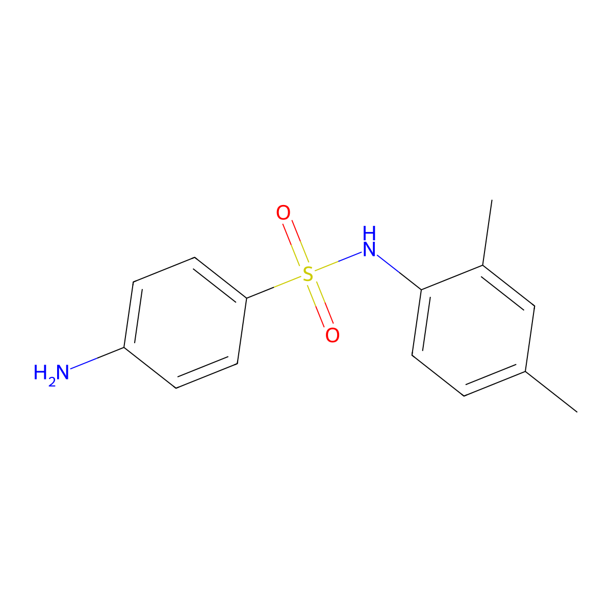 4-amino-N-(2,4-dimethylphenyl)benzenesulfonamide molecular structure, CAS 327069-28-3