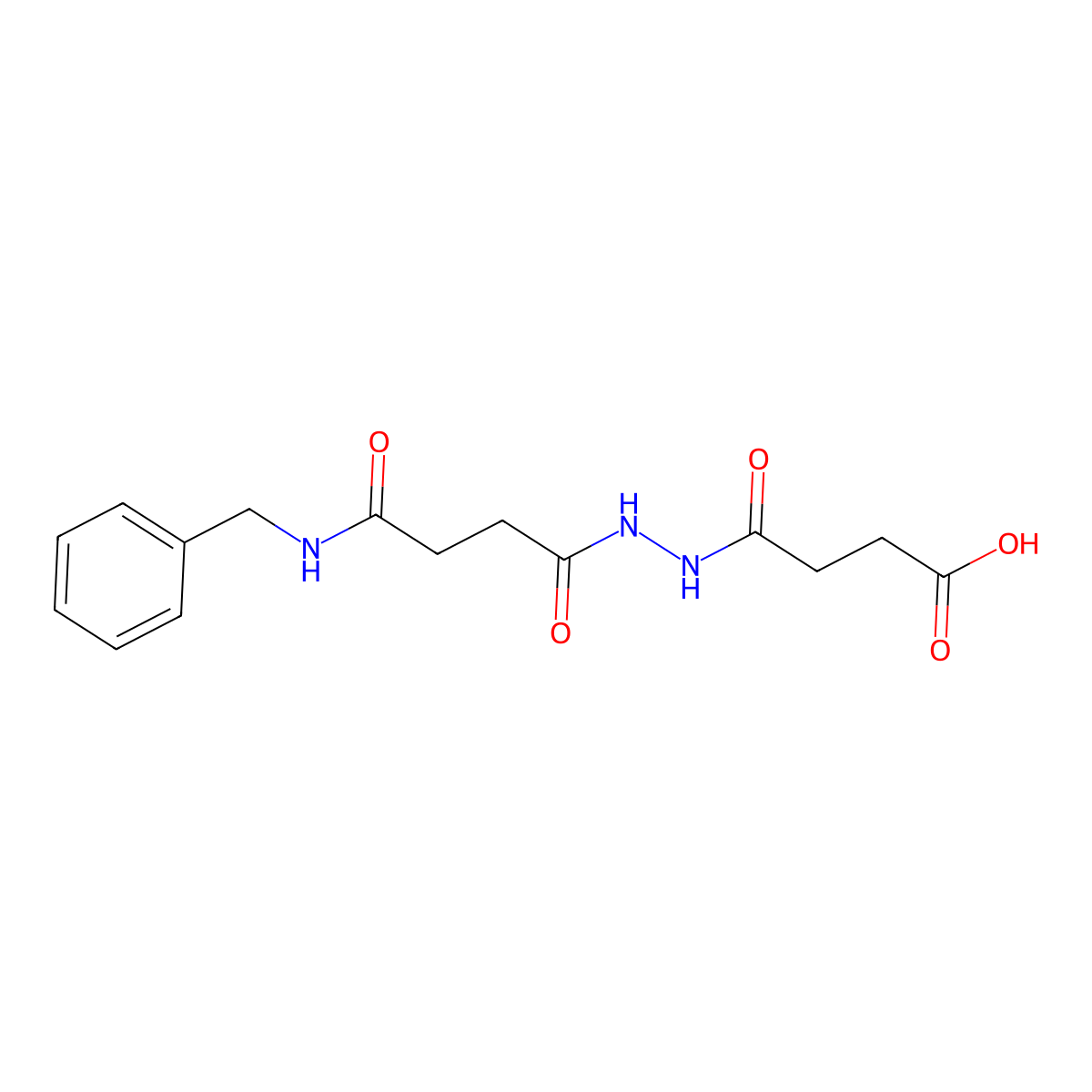 4-{2-[4-(Benzylamino)-4-oxobutanoyl]hydrazino}-4-oxobutanoic acid molecular structure, CAS 327069-88-5