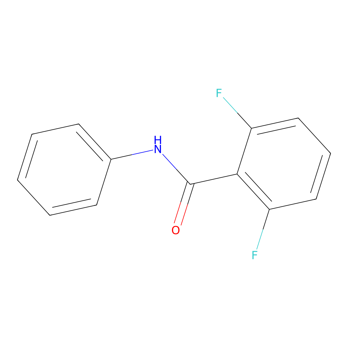 2,6-difluoro-N-phenylbenzamide molecular structure, CAS 327087-22-9