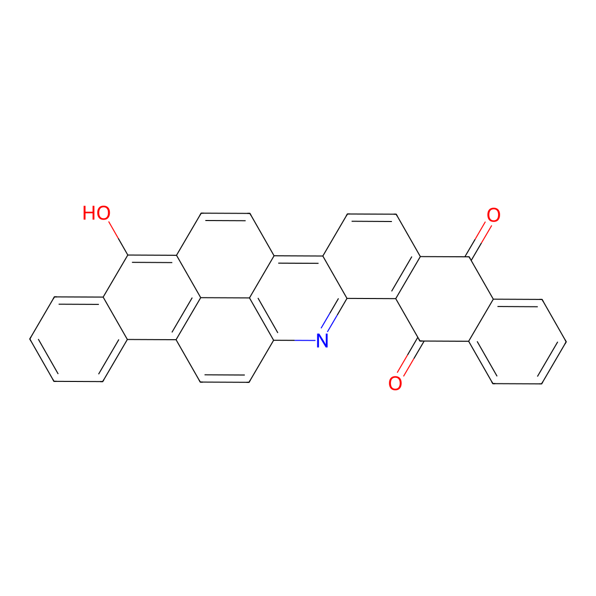 Anthra[2,1,9-mna]naphth[2,3-h]acridine-5,10,15(16H)-trione molecular structure, CAS 3271-76-9