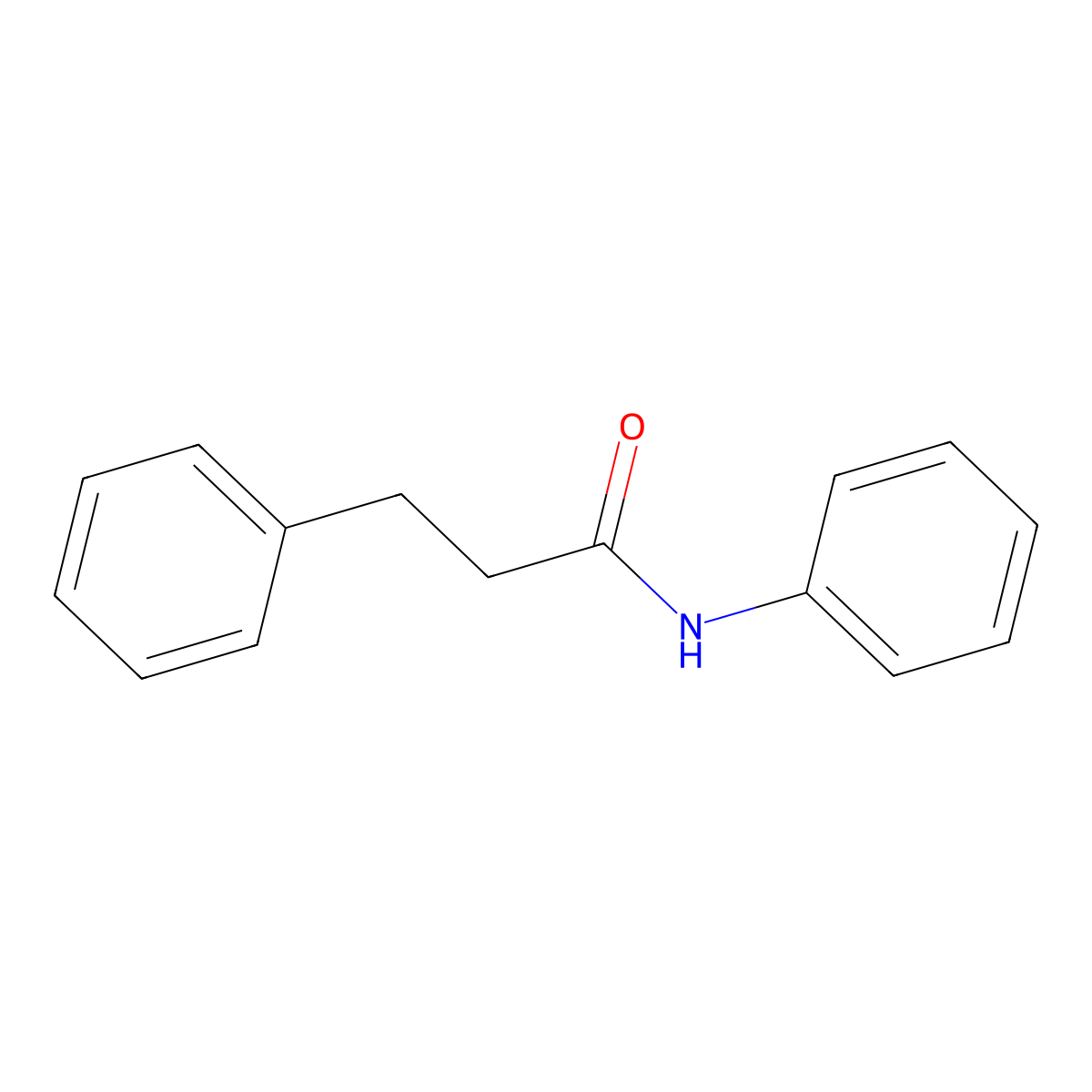 N,3-Diphenylpropanamide molecular structure, CAS 3271-81-6