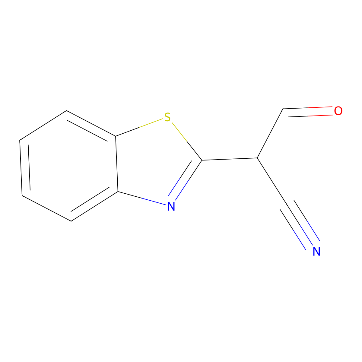 2-(1,3-Benzothiazol-2-yl)-3-oxopropanenitrile molecular structure, CAS 327104-64-3