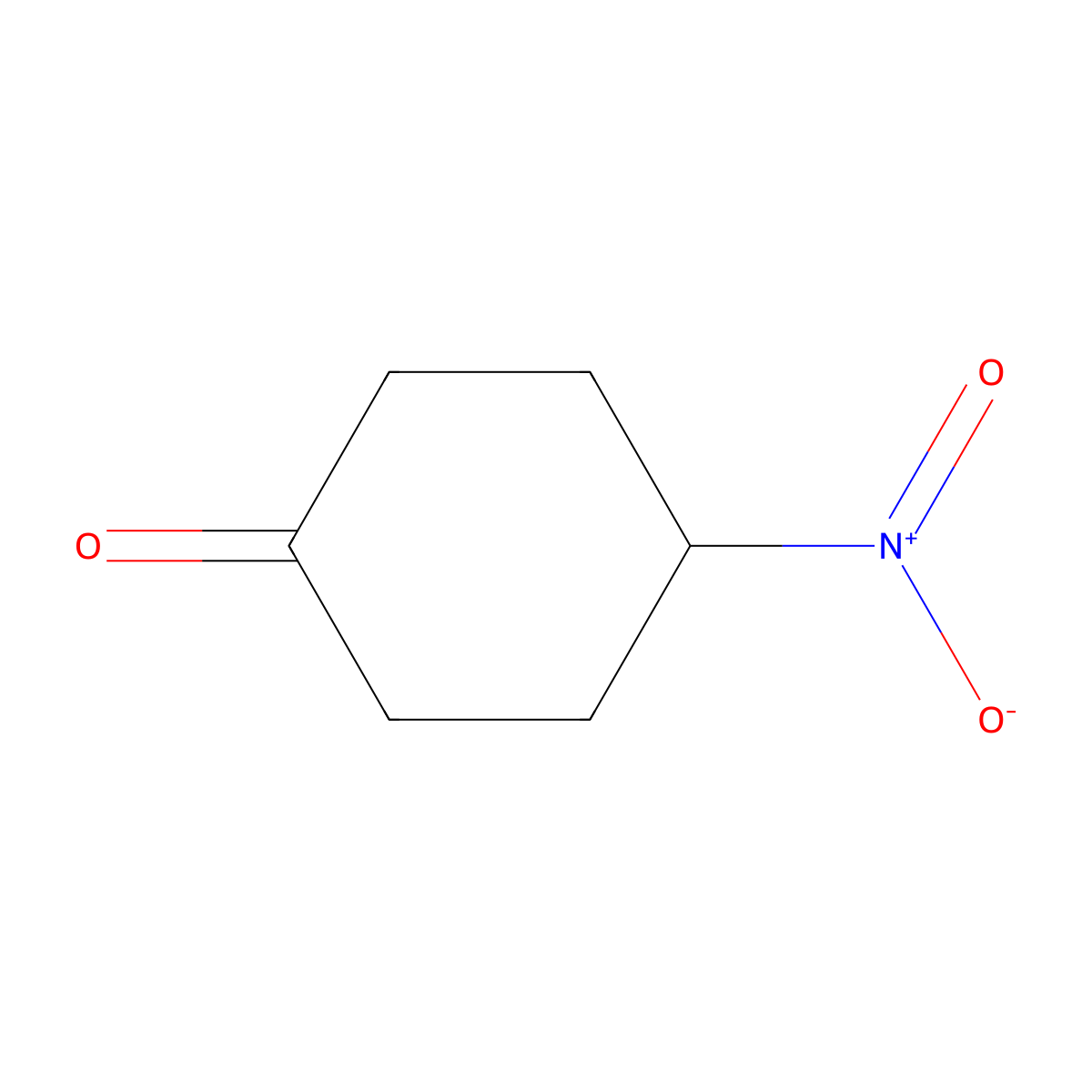 4-Nitrocyclohexan-1-one molecular structure, CAS 327157-43-7
