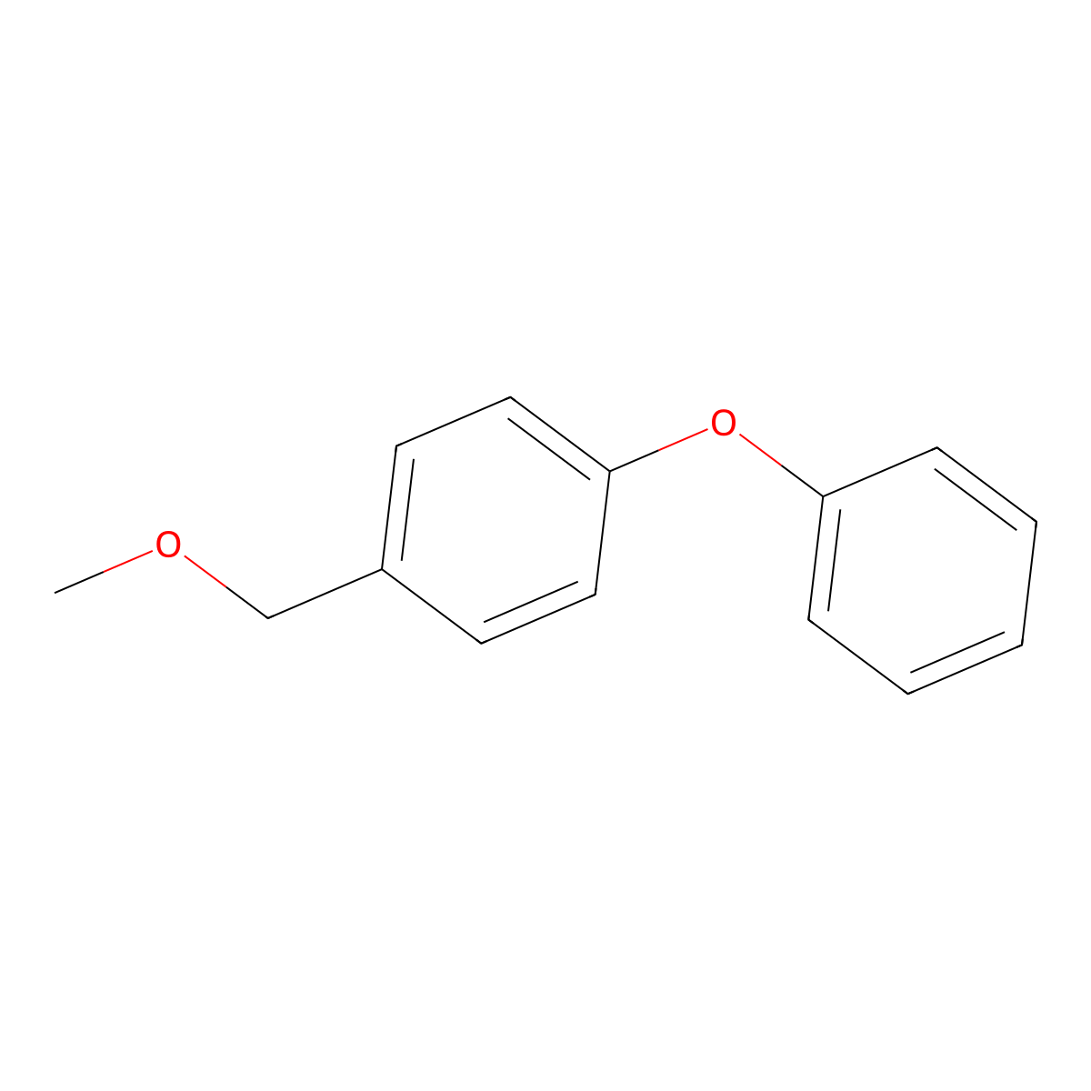 Benzene, (methoxymethyl)phenoxy- molecular structure, CAS 32718-50-6