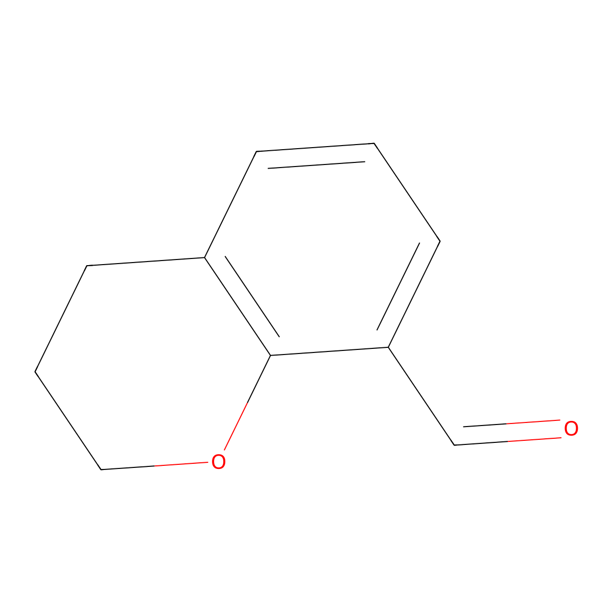 3,4-Dihydro-2H-1-benzopyran-8-carbaldehyde molecular structure, CAS 327183-32-4