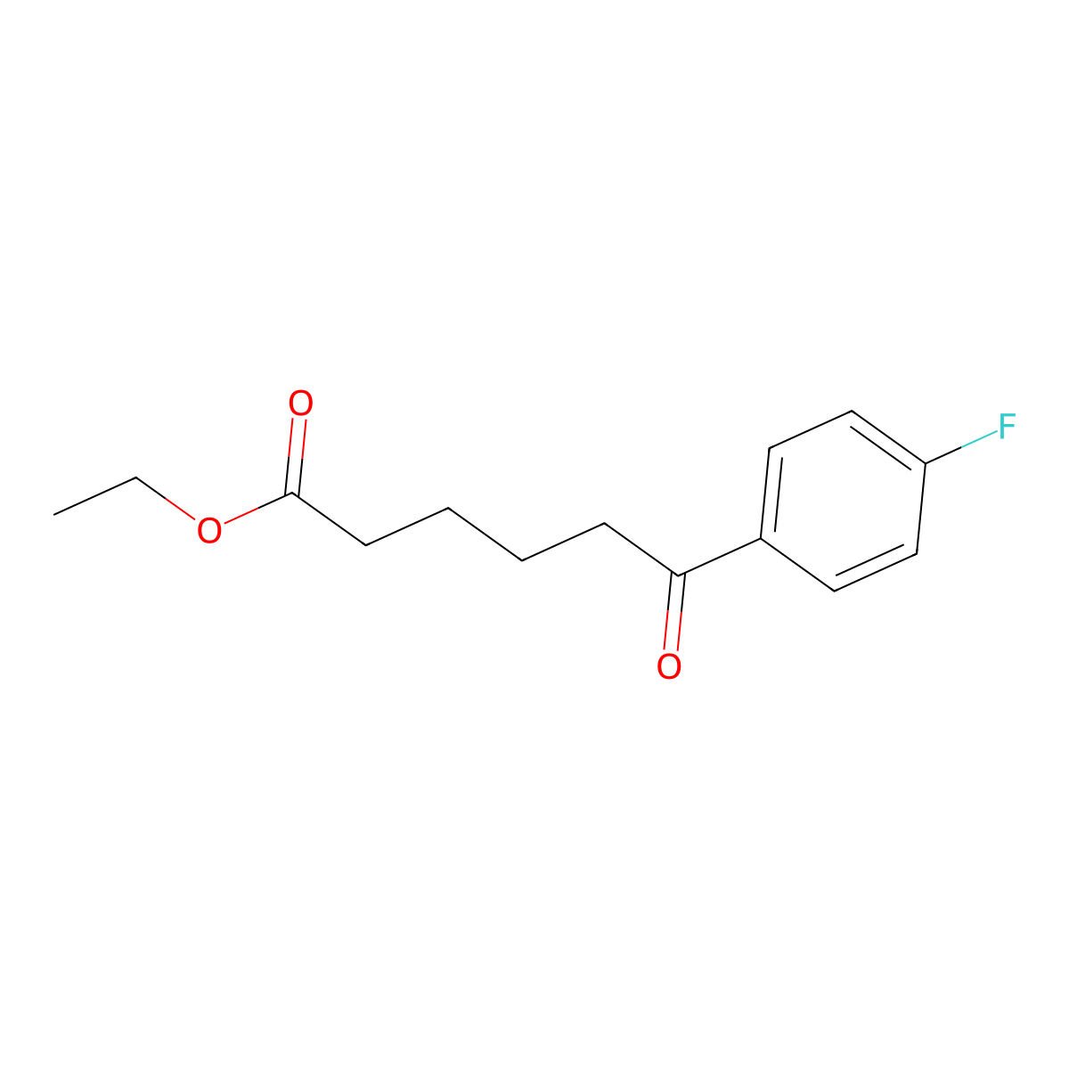 Ethyl-6-(4-fluorophenyl)-6-oxohexanoate molecular structure, CAS 327189-51-5