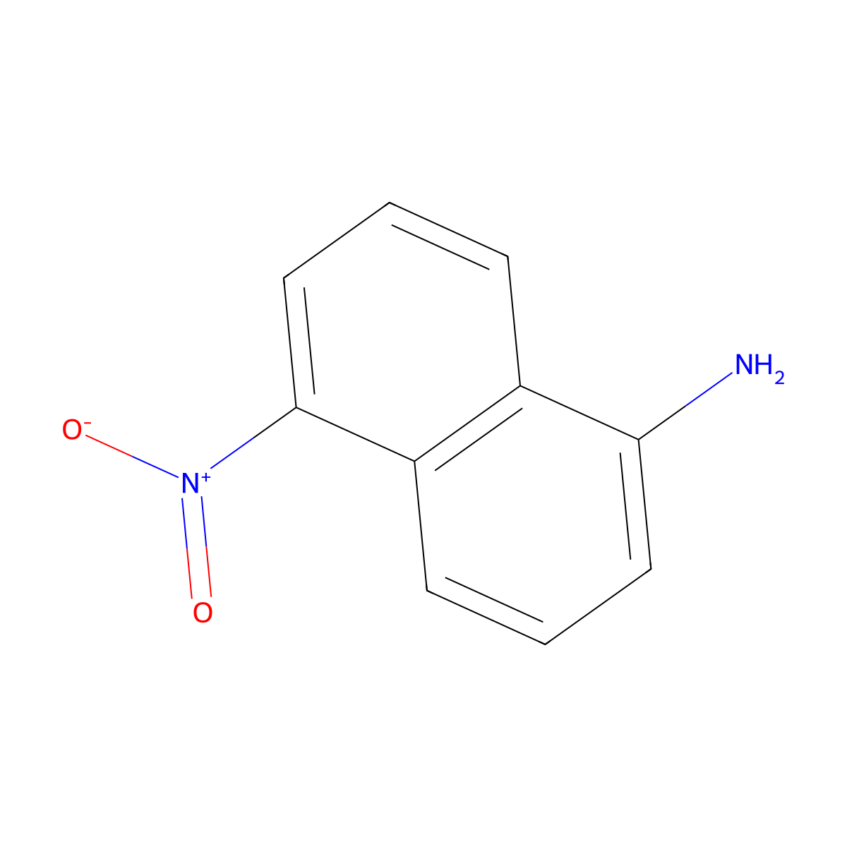 1-Naphthalenamine, 5-nitro- molecular structure, CAS 3272-91-1