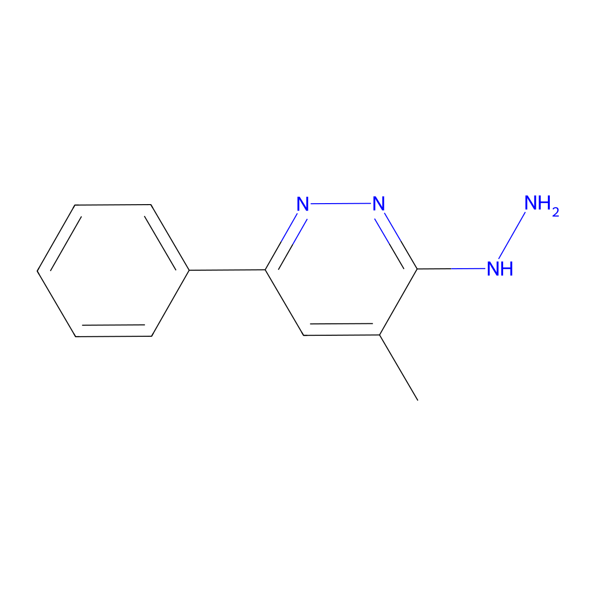 3-Hydrazinyl-4-methyl-6-phenylpyridazine molecular structure, CAS 32723-48-1