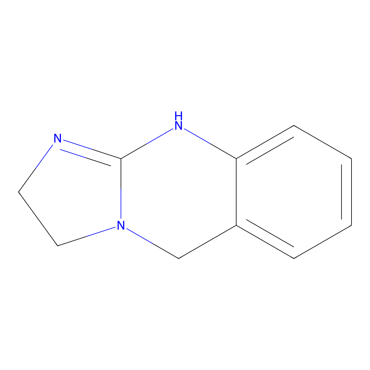 1,2,3,5-Tetrahydroimidazo(2,1-b)quinazoline molecular structure, CAS 32725-29-4