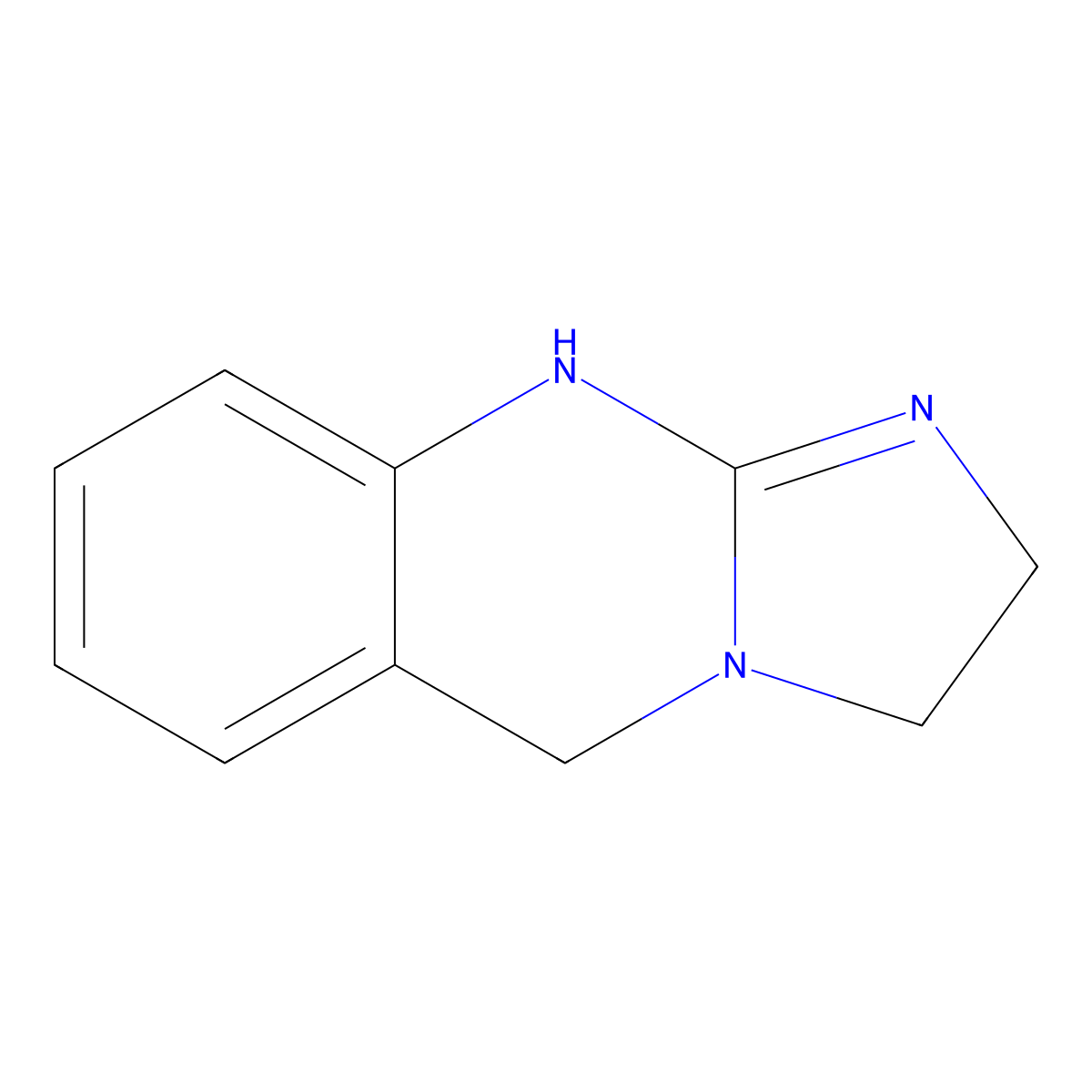1,2,3,5-Tetrahydroimidazo(2,1-b)quinazoline molecular structure, CAS 32725-29-4