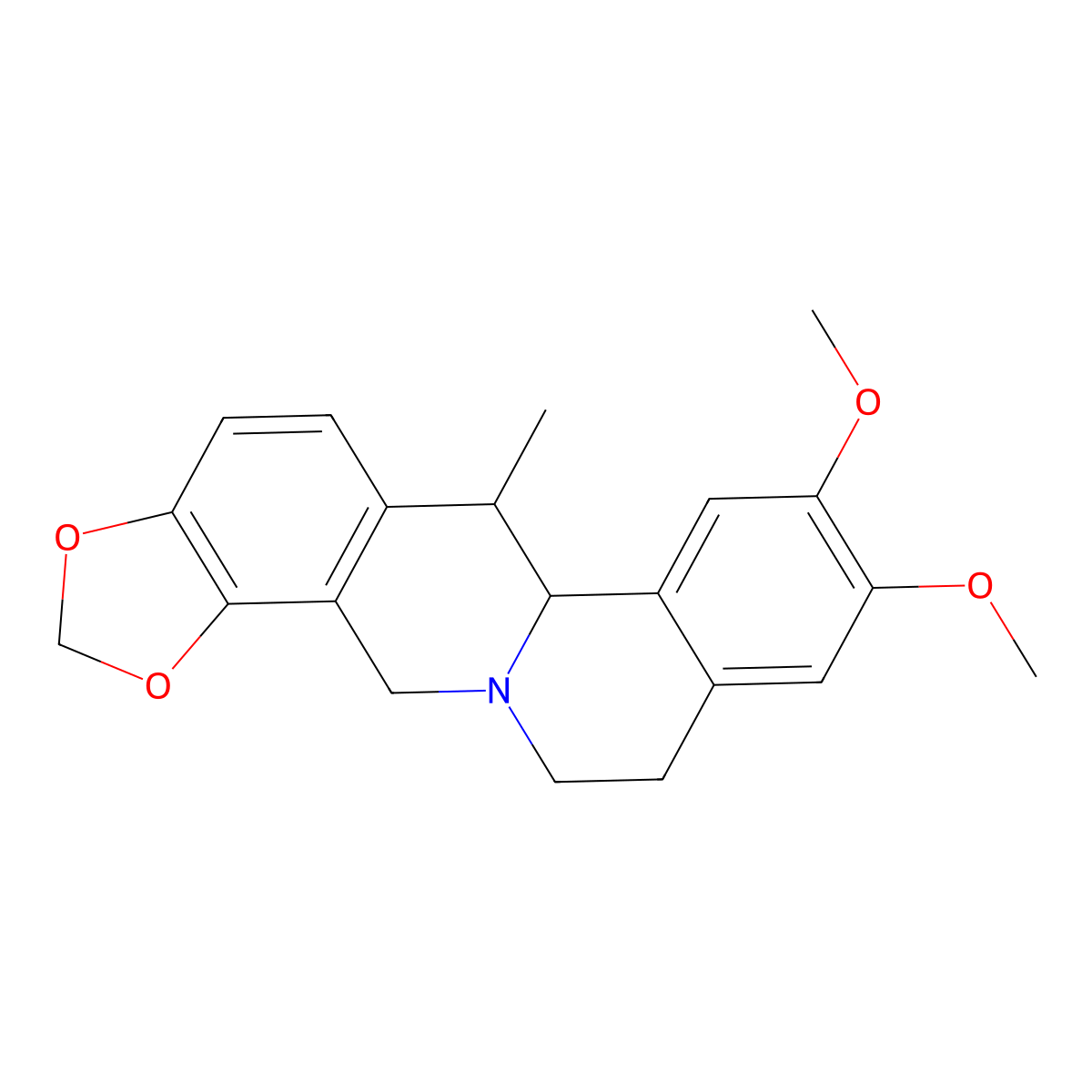 Cavidine molecular structure, CAS 32728-75-9
