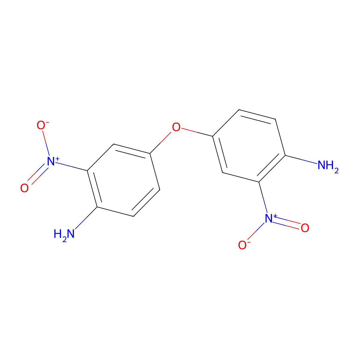 4-(4-Amino-3-nitrophenoxy)-2-nitroaniline molecular structure, CAS 3273-78-7