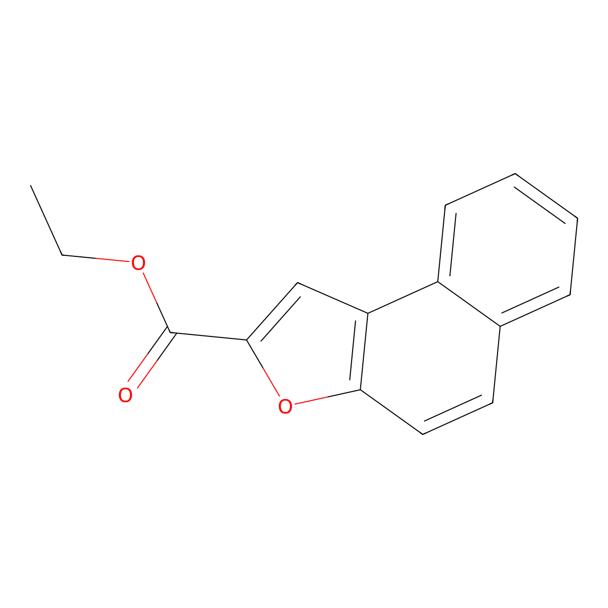 Ethyl naphtho[2,1-b]furan-2-carboxylate molecular structure, CAS 32730-03-3