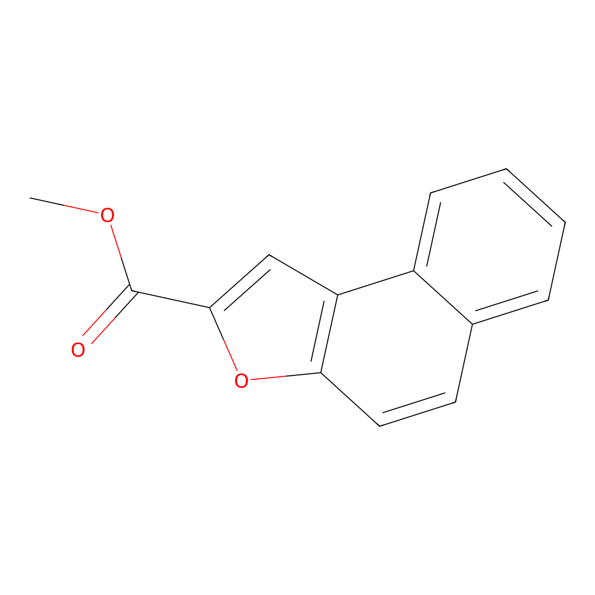 Methyl naphtho[2,1-b]furan-2-carboxylate molecular structure, CAS 32730-06-6