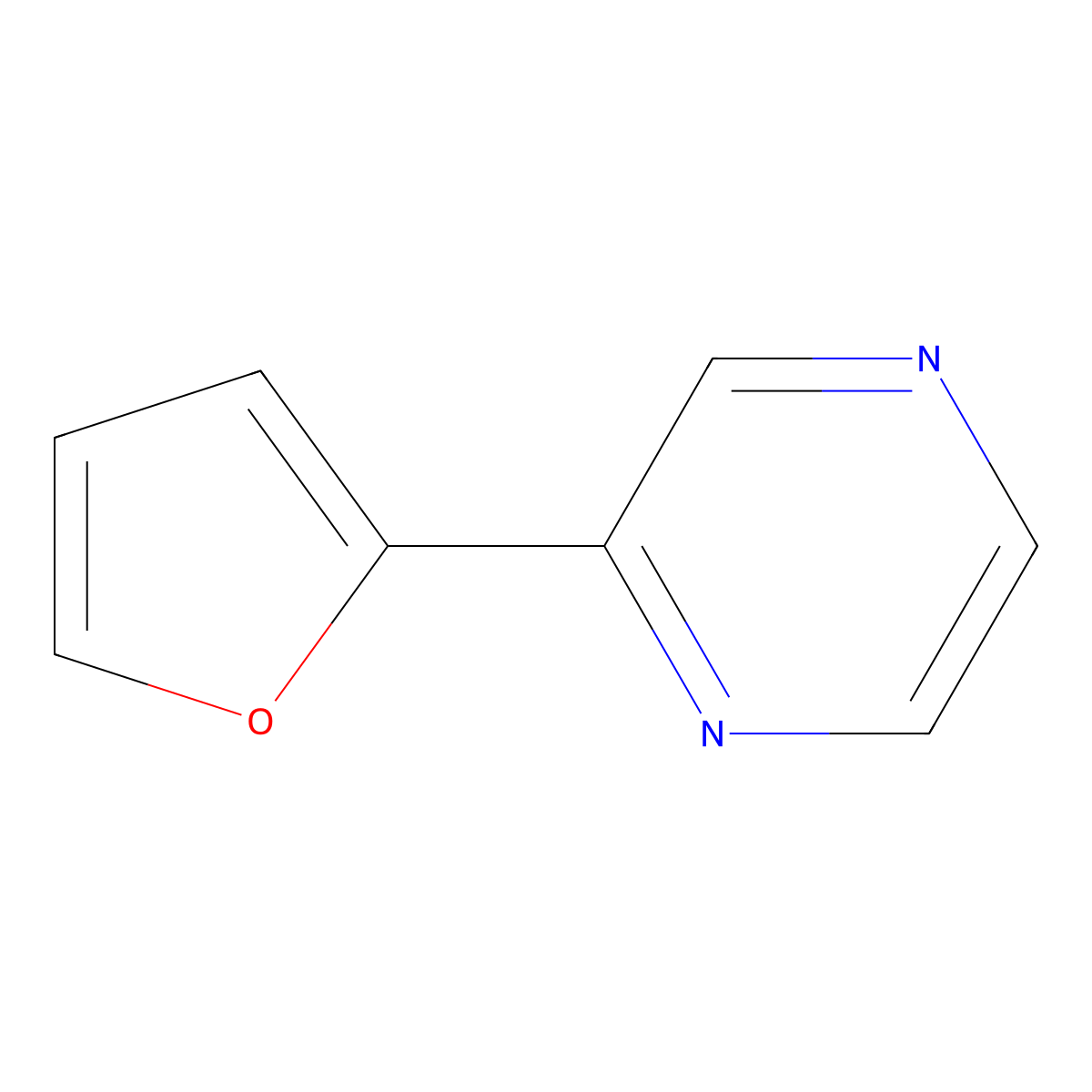 2-(2-Furanyl)pyrazine molecular structure, CAS 32736-95-1