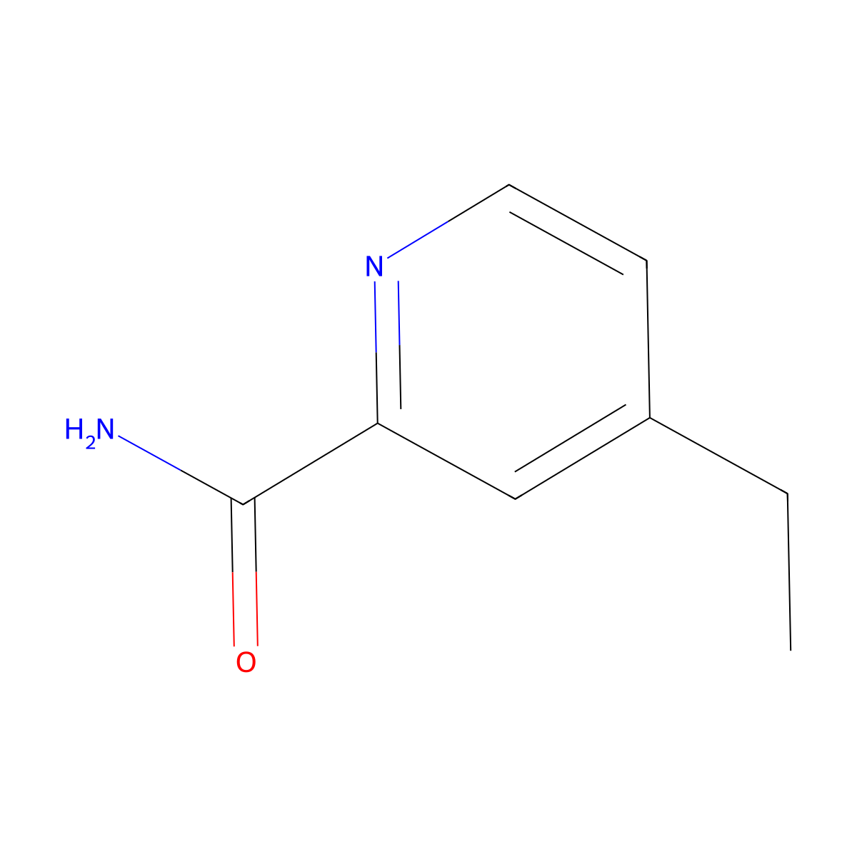 4-Ethylpicolinamide molecular structure, CAS 32743-35-4