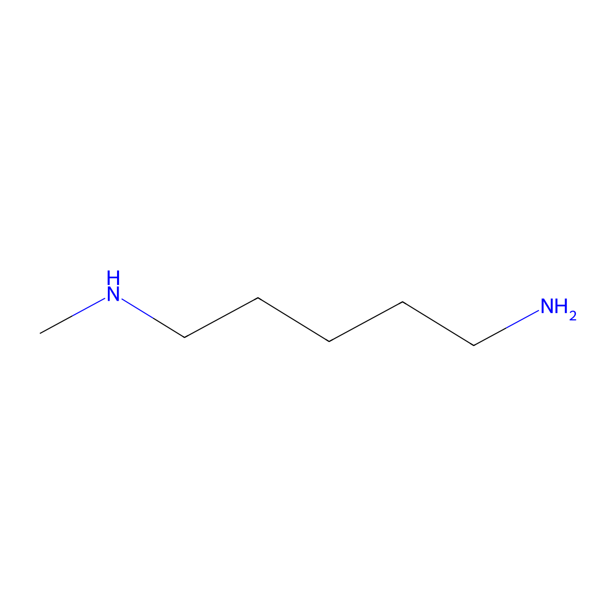 n1-Methylpentane-1,5-diamine molecular structure, CAS 32752-52-6