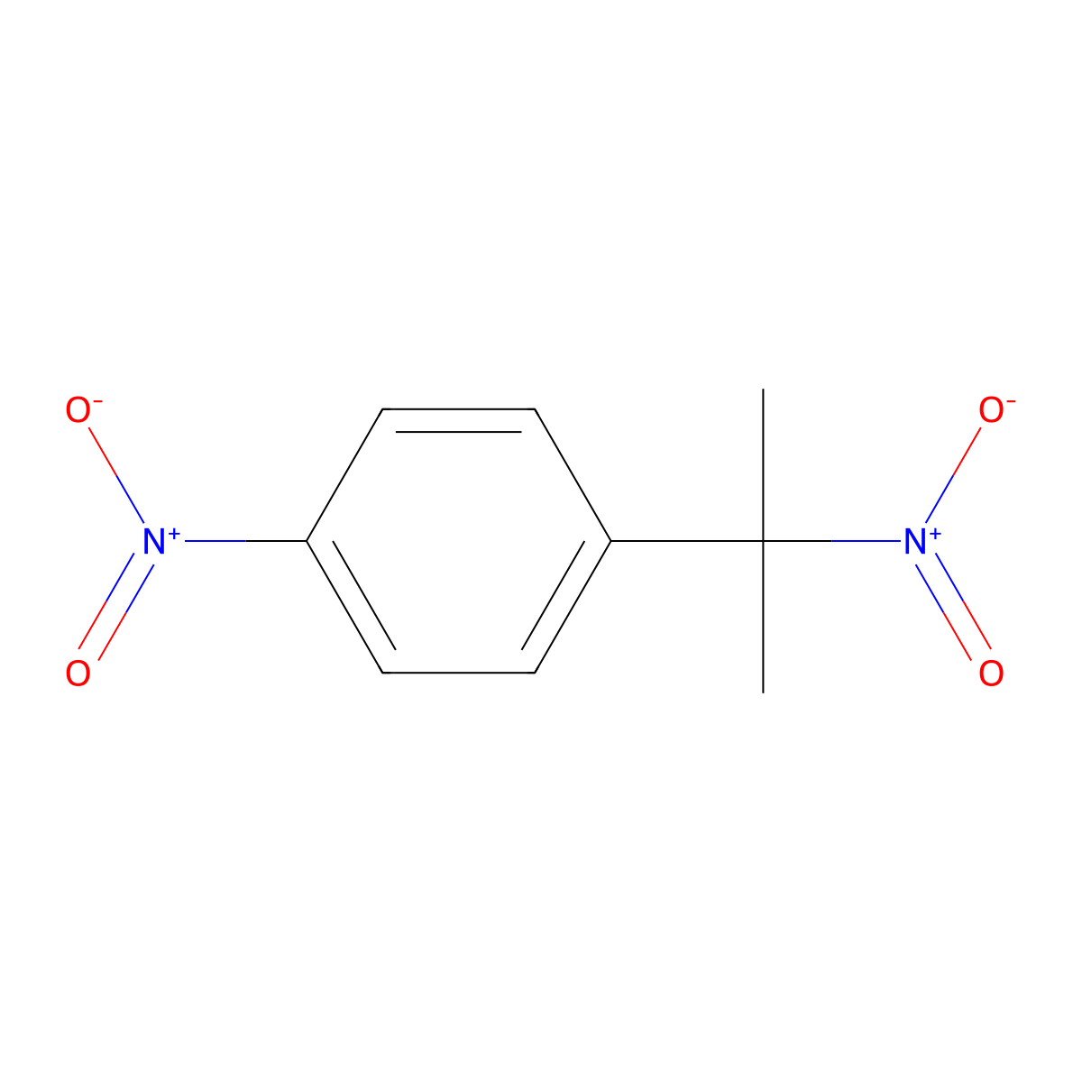 1-Nitro-4-(2-nitropropan-2-yl)benzene molecular structure, CAS 3276-35-5