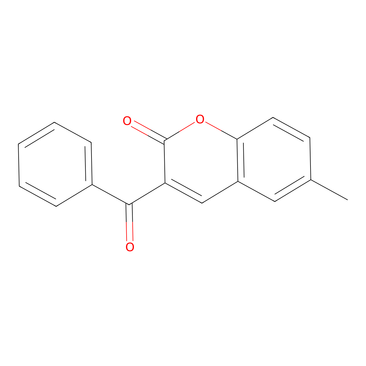 3-Benzoyl-6-methyl-2H-chromen-2-one molecular structure, CAS 327613-95-6