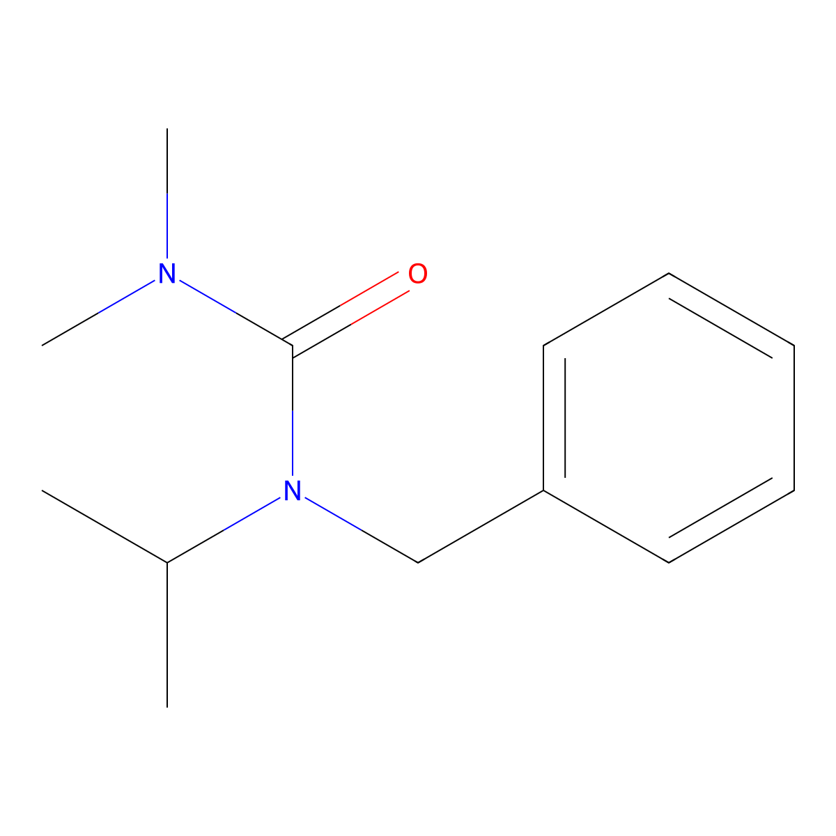 1-Benzyl-3,3-dimethyl-1-propan-2-ylurea molecular structure, CAS 32773-29-8