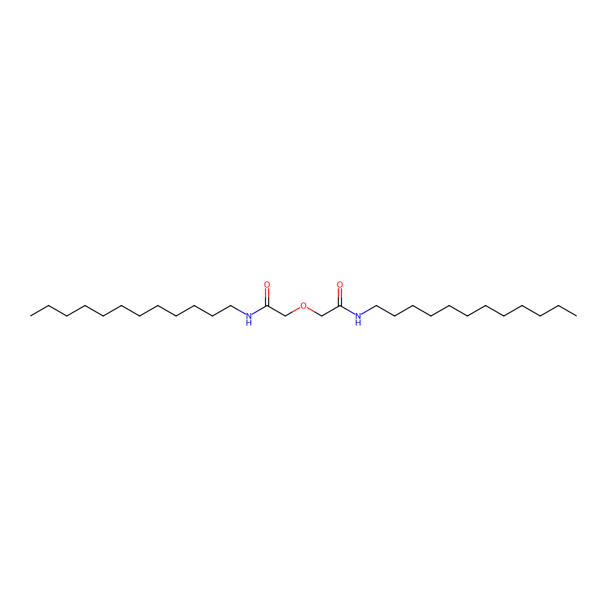 2,2'-Oxybis(n-dodecylacetamide) molecular structure, CAS 32775-04-5