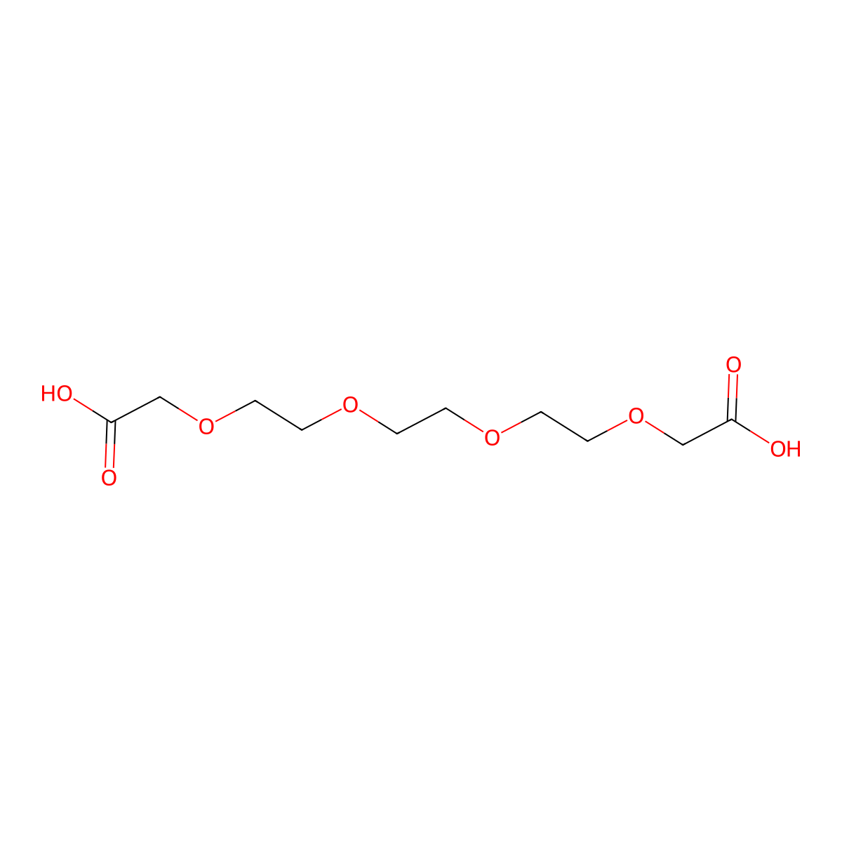 3,6,9,12-Tetraoxatetradecane-1,14-dioic acid molecular structure, CAS 32775-08-9