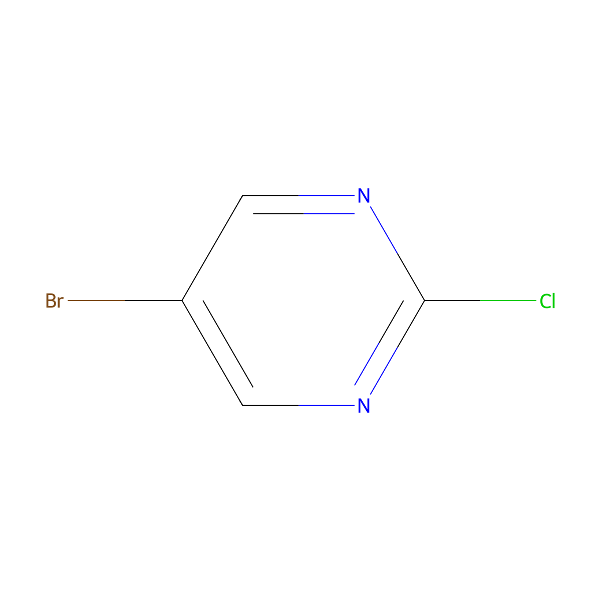 5-Bromo-2-chloropyrimidine molecular structure, CAS 32779-36-5