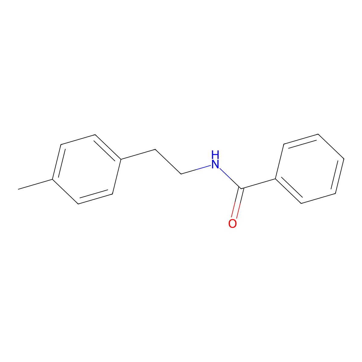 Benzamide, N-(p-methylphenethyl)- molecular structure, CAS 3278-15-7