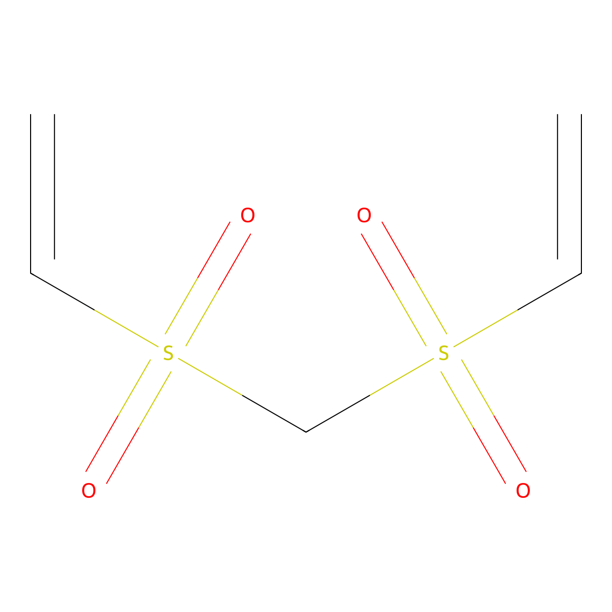 Bis(vinylsulfonyl)methane molecular structure, CAS 3278-22-6