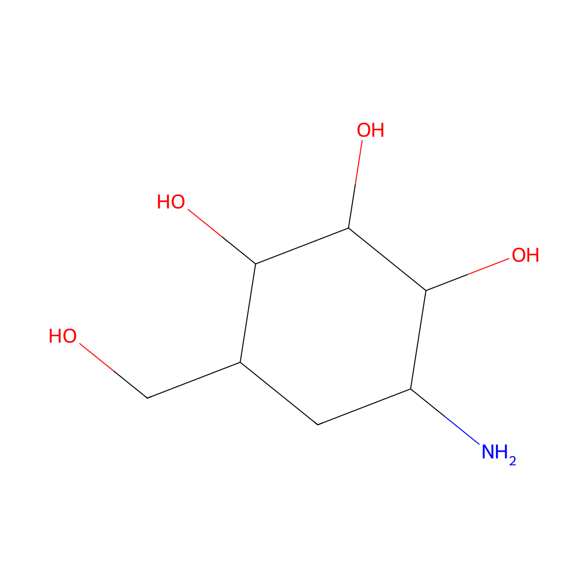Validamine molecular structure, CAS 32780-32-8
