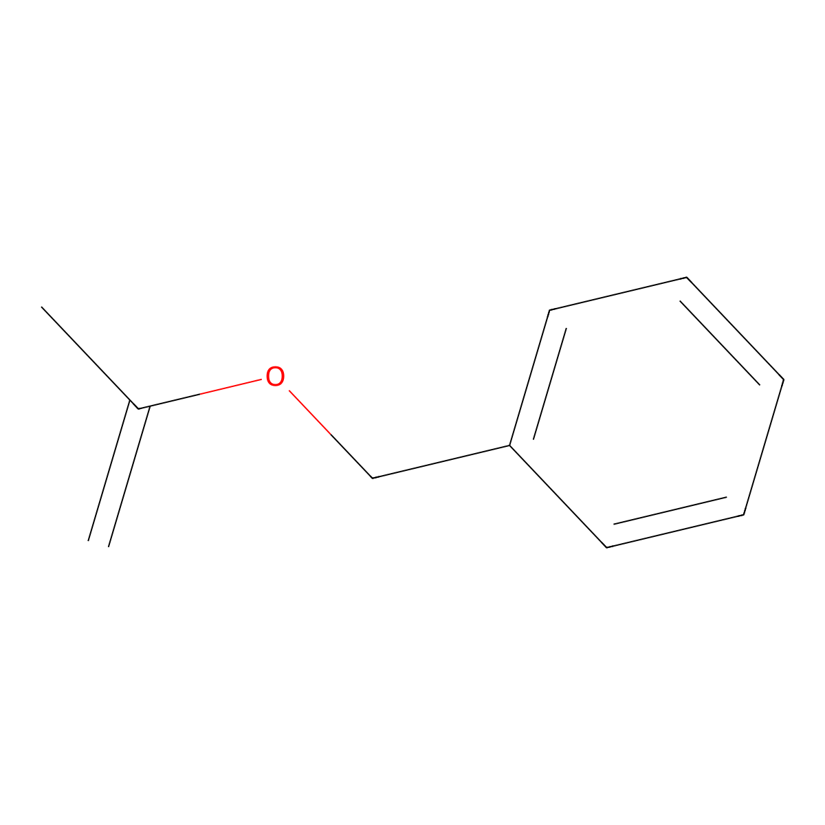 Benzyl isopropenyl ether molecular structure, CAS 32783-20-3
