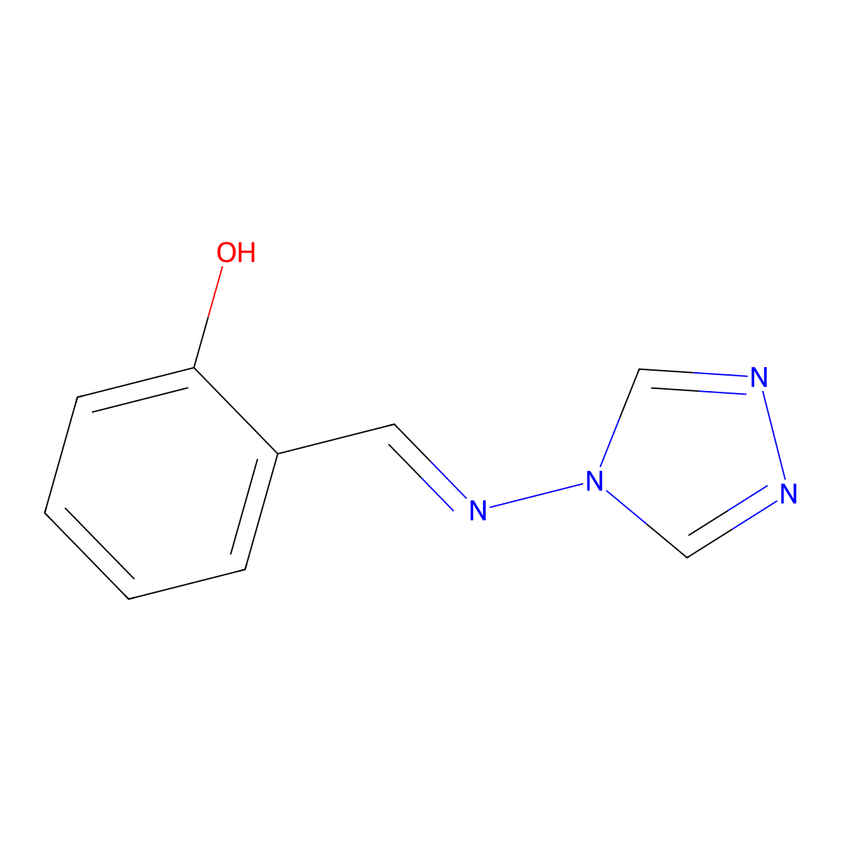 4-(2-Hydroxybenzylideneamino)-4H-1,2,4-triazole molecular structure, CAS 32787-84-1