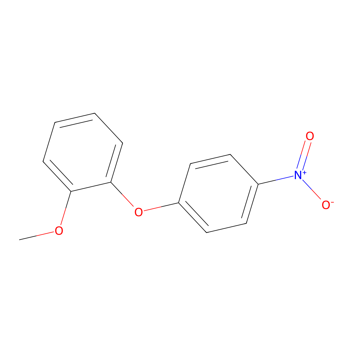o-(p-Nitrophenoxy)anisole molecular structure, CAS 32795-85-0