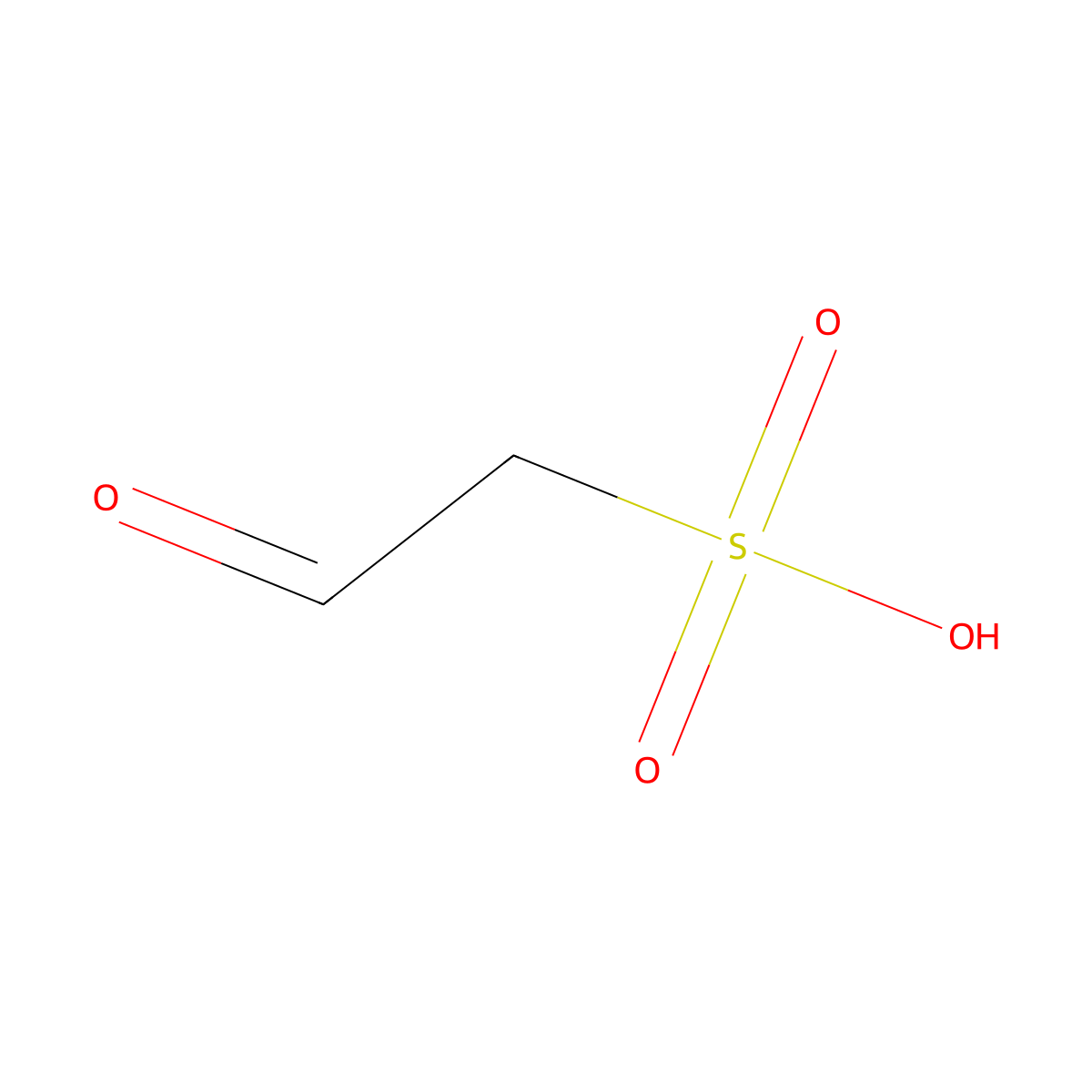 2-Oxoethanesulfonic acid molecular structure, CAS 32797-12-9