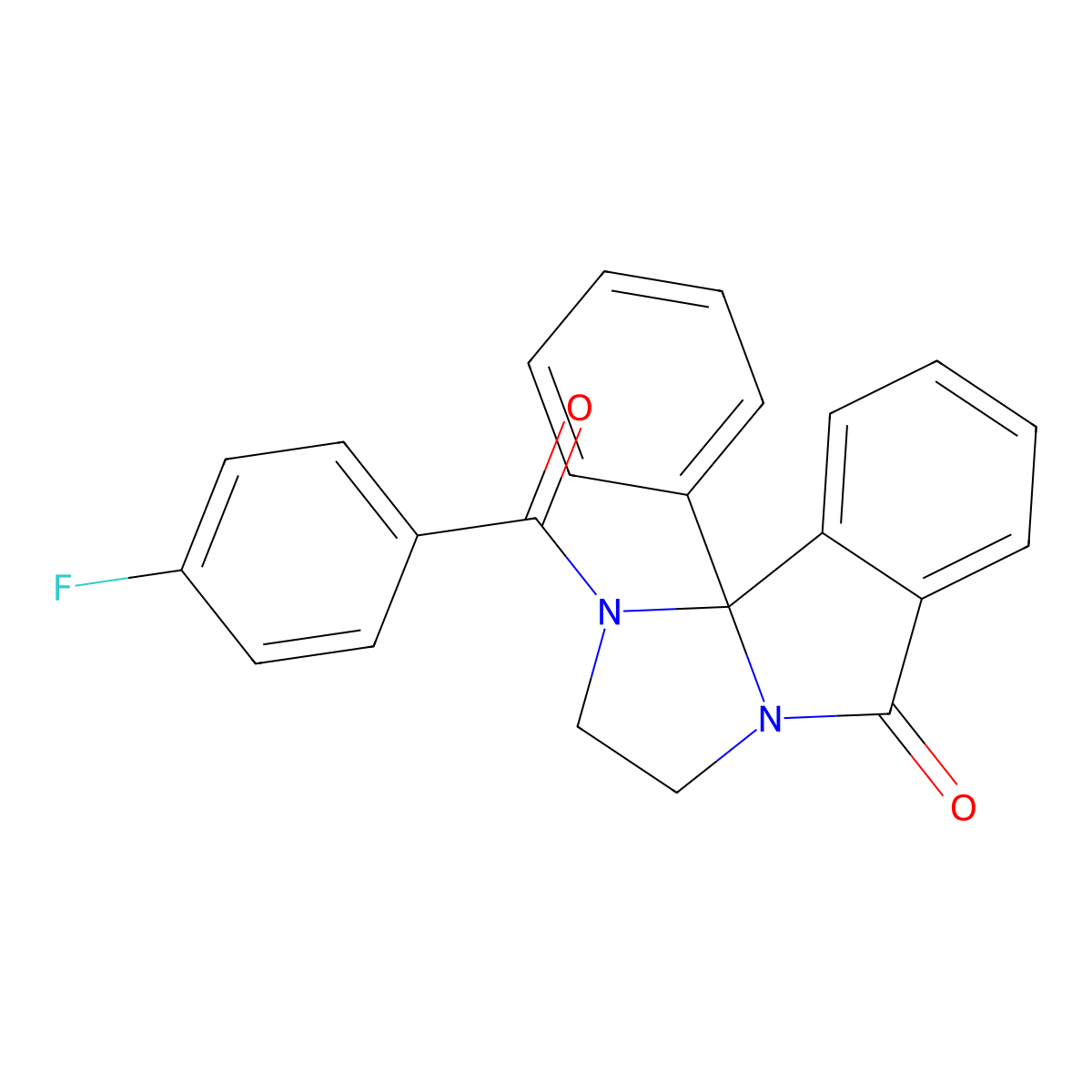 1-(4-fluorobenzoyl)-9b-phenyl-1H,2H,3H,5H,9bH-imidazo[2,1-a]isoindol-5-one molecular structure, CAS 327979-63-5