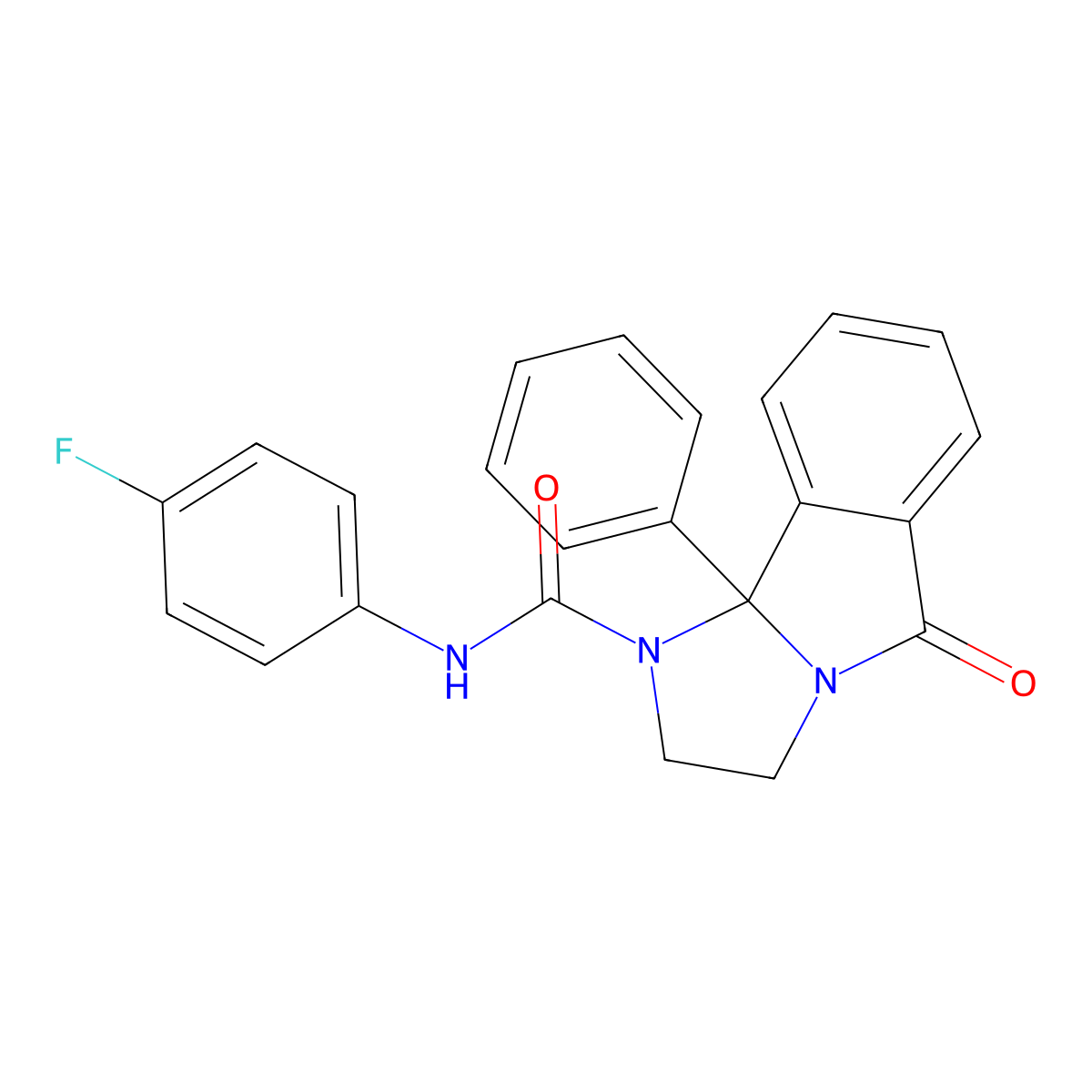 N-(4-fluorophenyl)-5-oxo-9b-phenyl-2,3,5,9b-tetrahydro-1H-imidazo[2,1-a]isoindole-1-carboxamide molecular structure, CAS 327979-72-6