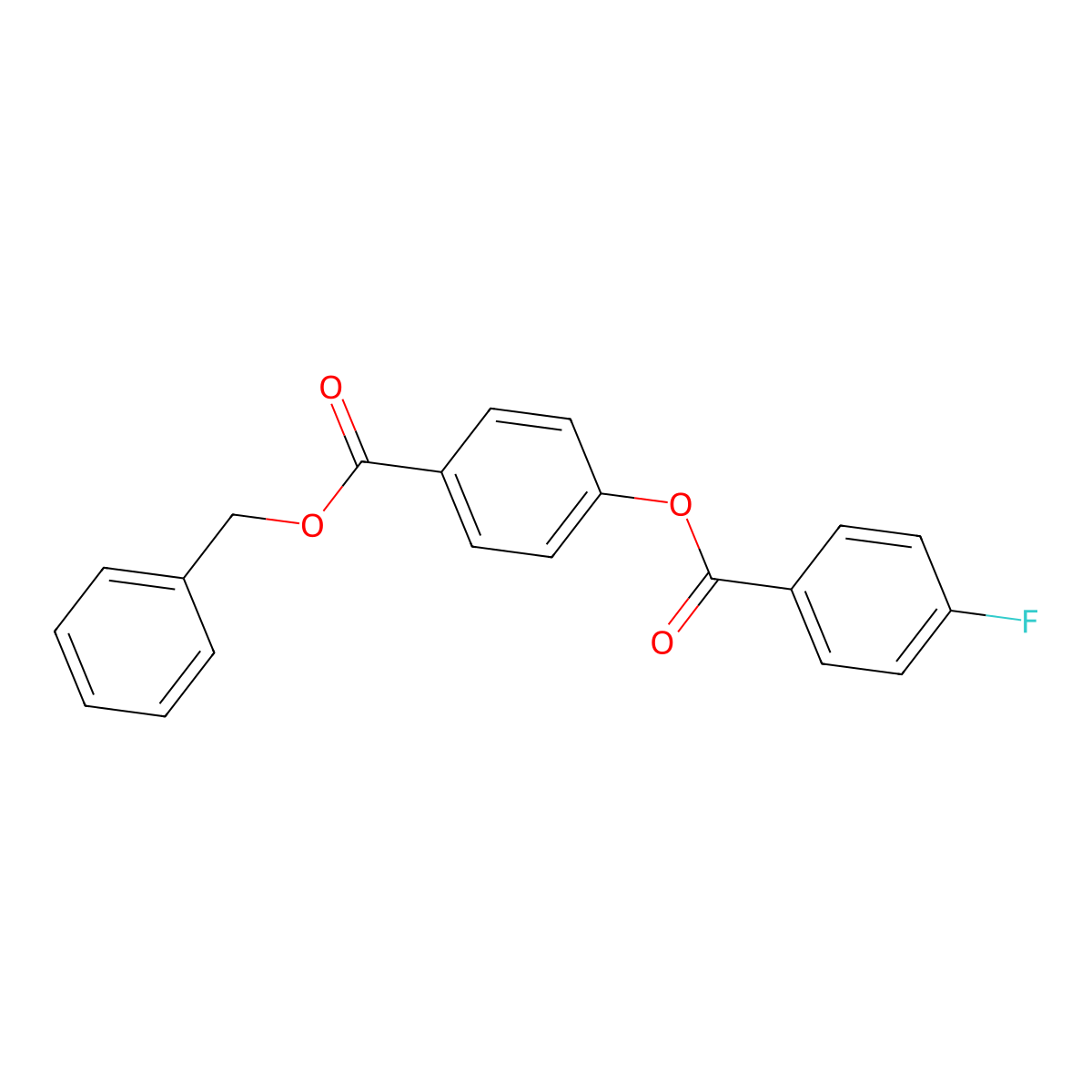 4-[(Benzyloxy)carbonyl]phenyl 4-fluorobenzoate molecular structure, CAS 327991-22-0