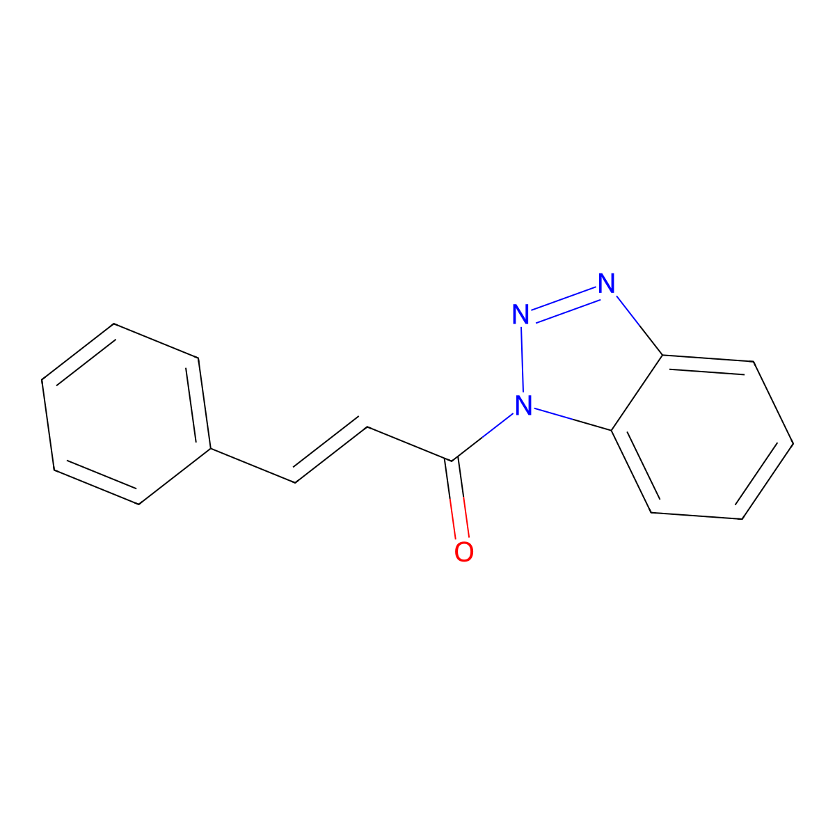 1-(3-Phenyl-2-propenoyl)-1H-benzotriazole molecular structure, CAS 328012-09-5