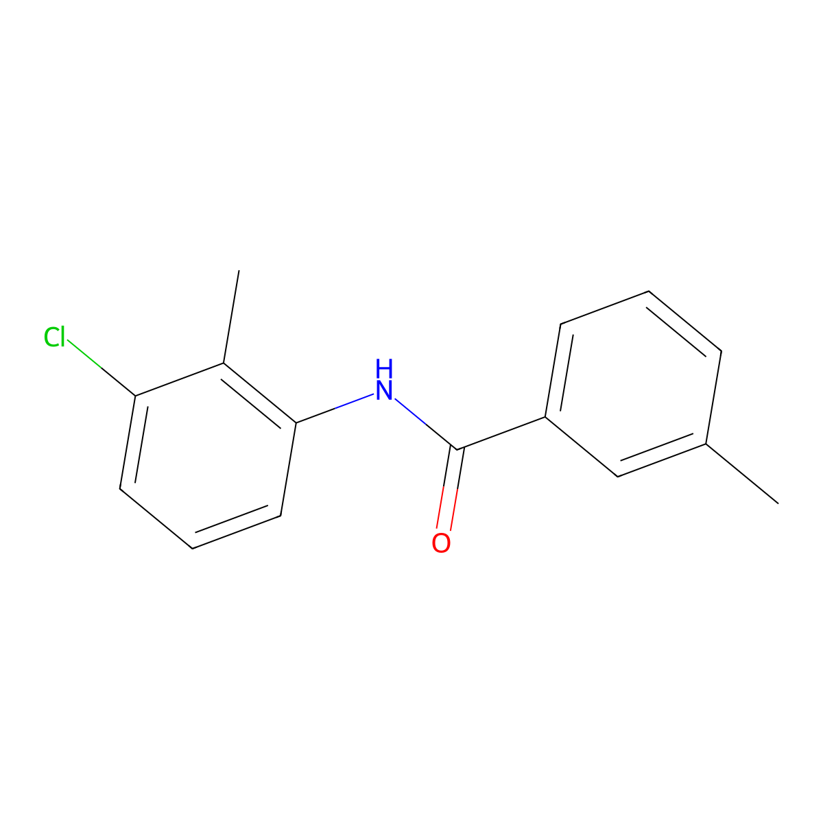 N-(3-chloro-2-methylphenyl)-3-methylbenzamide molecular structure, CAS 328024-14-2