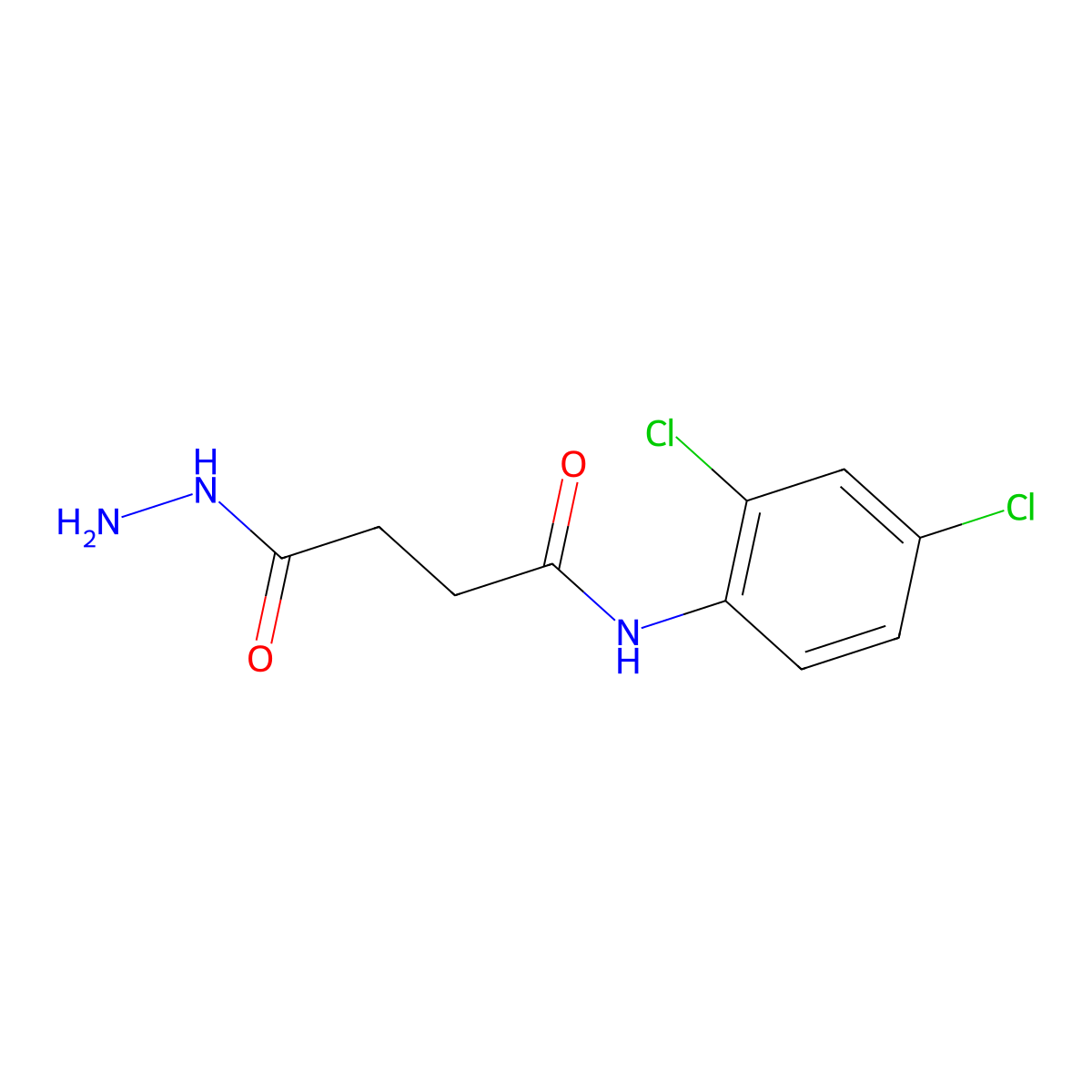 N-(2,4-Dichlorophenyl)-4-hydrazino-4-oxobutanamide molecular structure, CAS 328025-23-6