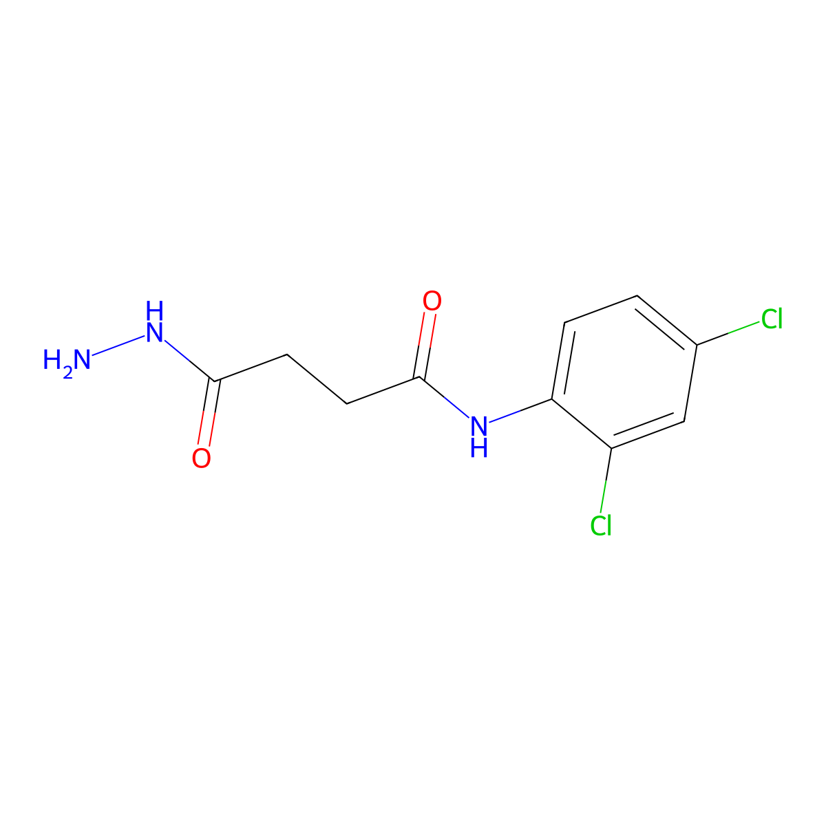 N-(2,4-Dichlorophenyl)-4-hydrazino-4-oxobutanamide molecular structure, CAS 328025-23-6