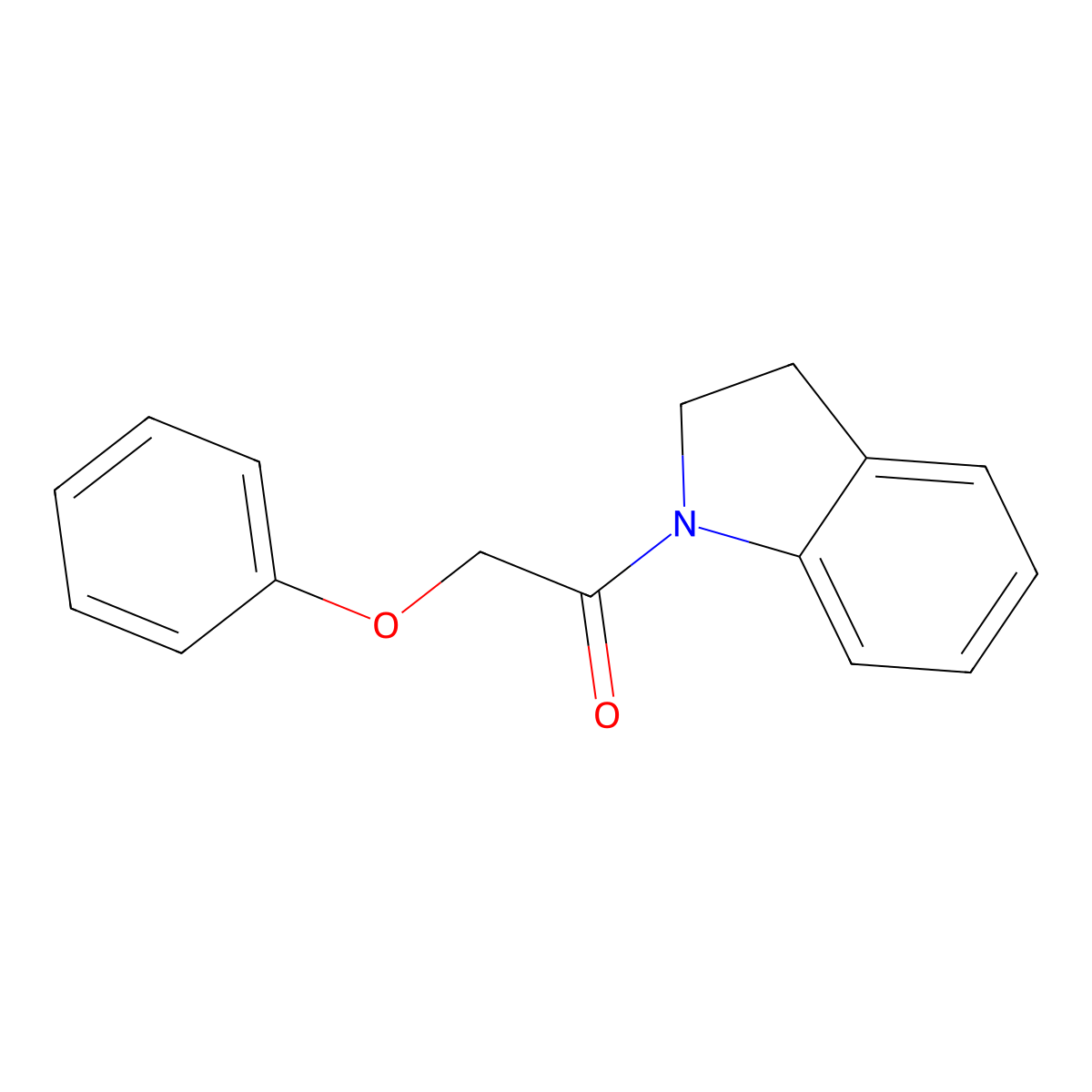 1-(Phenoxyacetyl)indoline molecular structure, CAS 328027-19-6